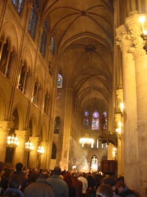 During the mass // Paris
