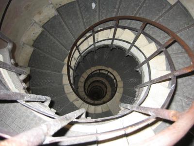 Arc de Triomphe spiral staircase // Paris
