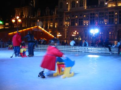 Kiddie ice rink // Paris