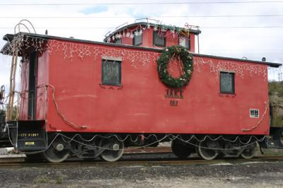 Caboose near Hayden