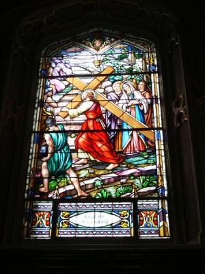 Stained glass, Notre Dame, Ottawa