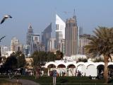 Sheikh Zayed Road skyscrapers from Safa Park