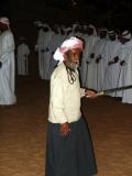 Leader of the bedouin dancers