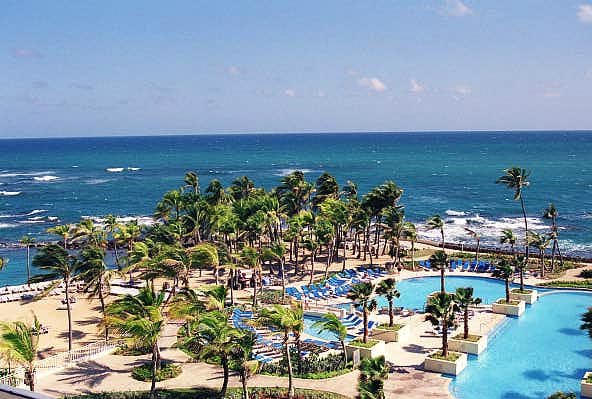 Pool at Hilton, San Juan, Puerto Rico