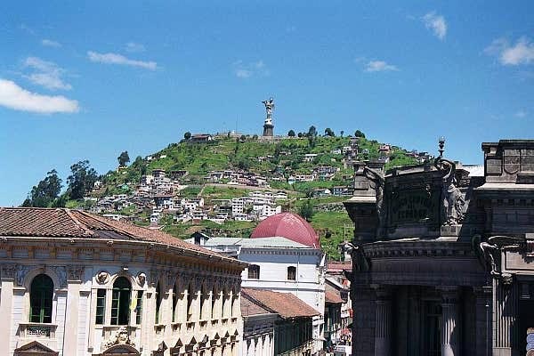 El Panecillo from the Centro Cultural, Quito