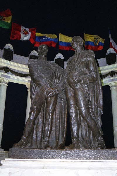 Bolivar and San Martin, Guayaquil
