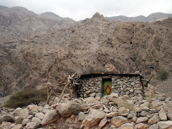 A small stone house, Wadi Khab A'Shamis