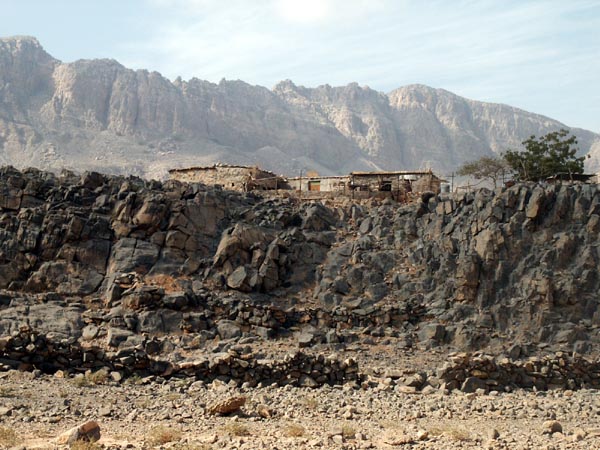 The Wadi supports a small, primitive settlement