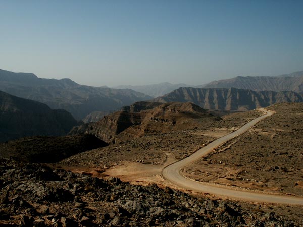 Wadi Khab Ash-Shamis to Wadi Bih route from Dibba on the east coast to Ras Al Khaimah on the Gulf Coast