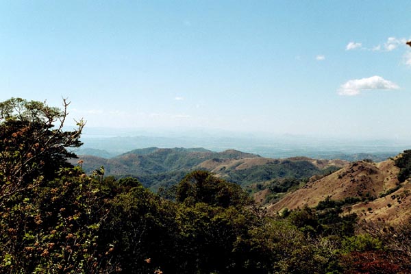 View towards the Pacific from Monteverde