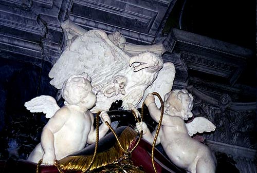 Inside the Church of Santa Maria del Popolo