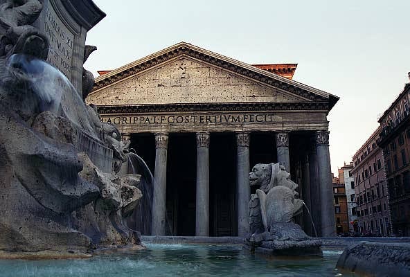Pantheon, Rome (27 B.C.)