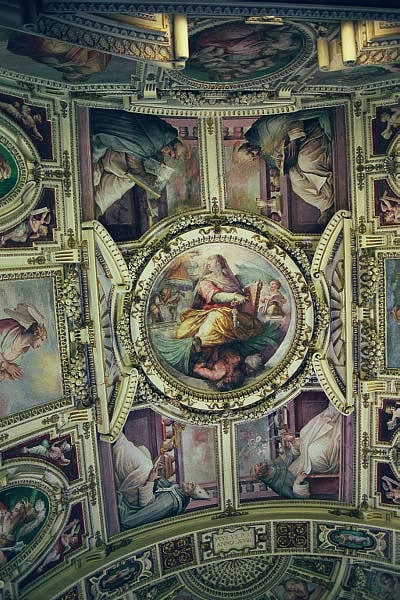 Ceiling - Chapel of St. Pius V - Vatican Museum