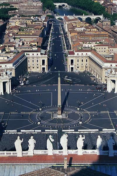 View of St. Peter's Square from the Dome