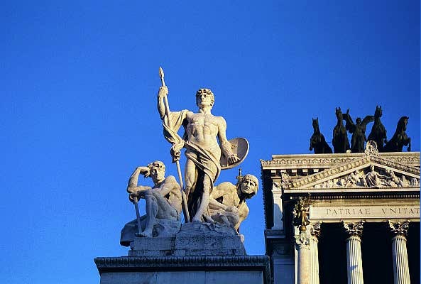 Detail of Victor Emmanuell Monument, Rome