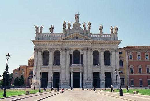 Basilica St. John Lateran - western façade, 1735 