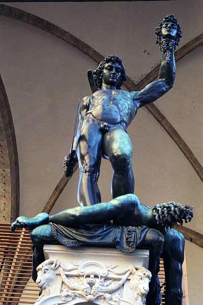 Perseus With The Head of Medusa by Cellini, 1545, Loggia della Signoria