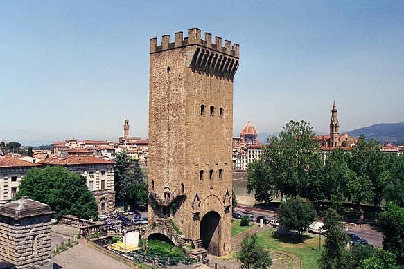 Tower on the south bank of the Arno, Florence