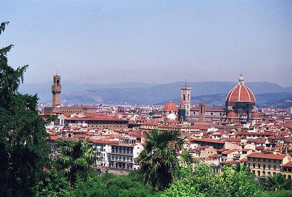 View of Florence from Piazzale Michaelangelo