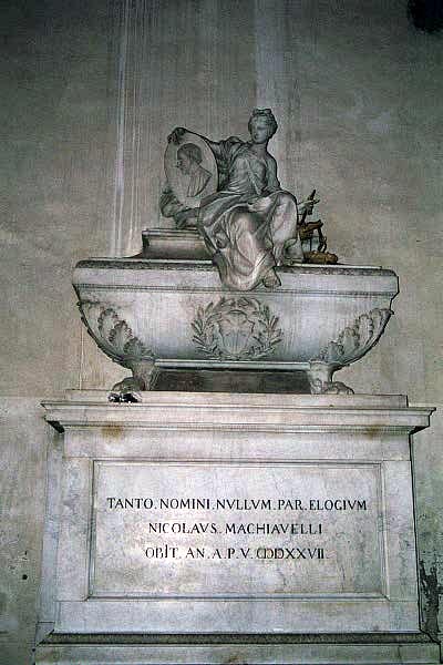 Monument to Machiavelli, Santa Croce