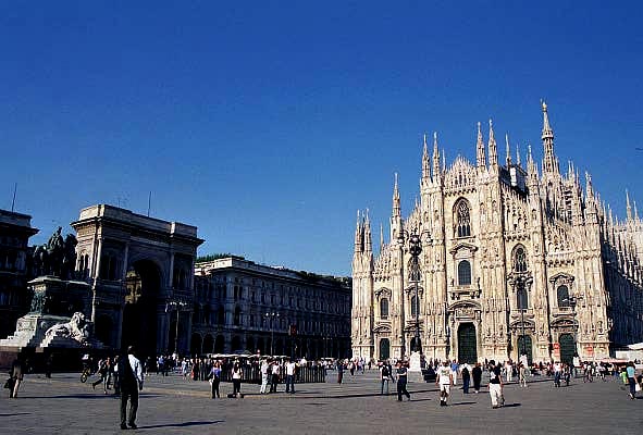 Piazza del Duomo, Milan, 1989