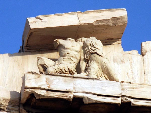 Parthenon, pediment detail