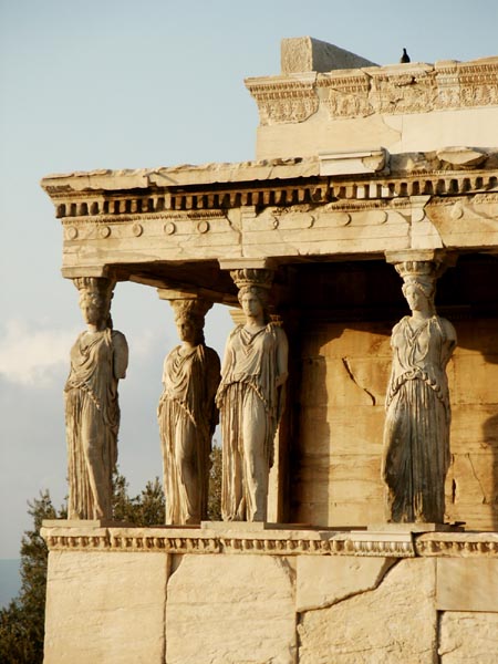 Kariatides (Porch of the Caryatids 407 B.C.), Erechtheion