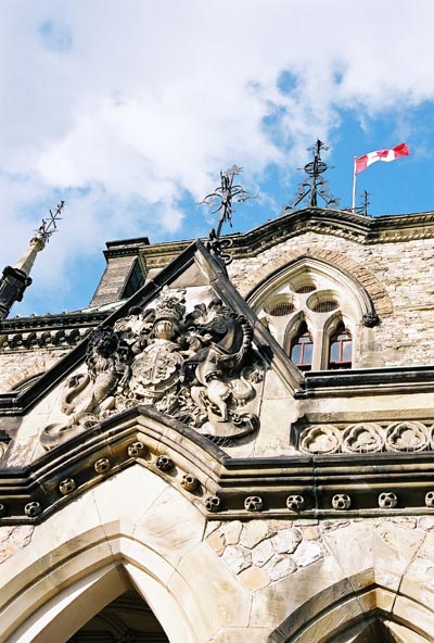 Detail of East Block, Parliament Hill