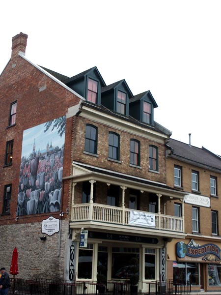 Old house with balcony, now a pub, Ottawa