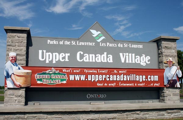 Upper Canada Village, about an hour south of Ottawa