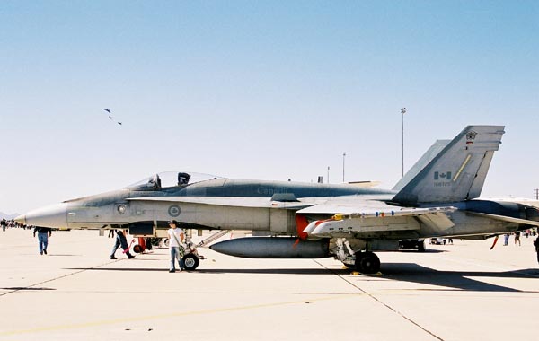 Visiting Canadian CF-18