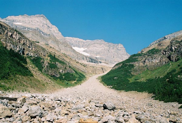 Glacial Moraine above Lake Louise