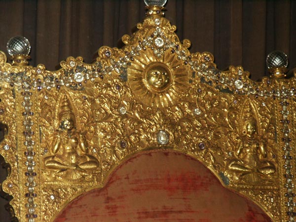 Detail of the Throne of the Kings of Kandy