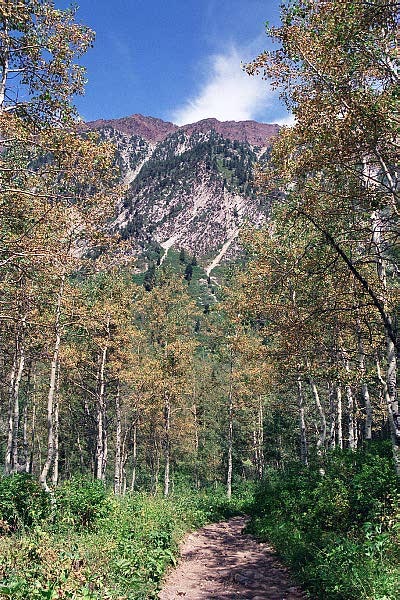Hiking Little Cottonwood Canyon in the Wasatch, Utah