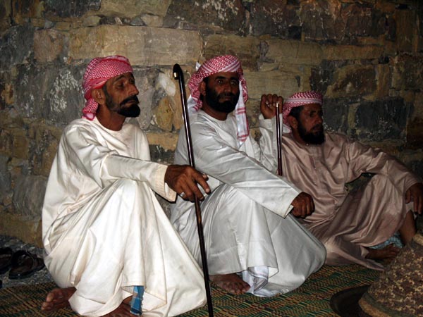 Emirati men at Dubai Heritage Village
