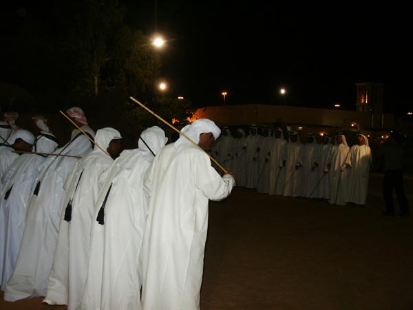 Bedouin dancing