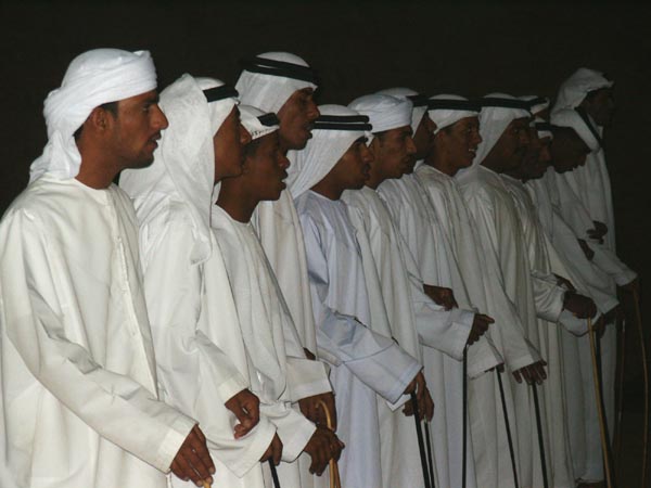 Bedouin dancing, Dubai UAE