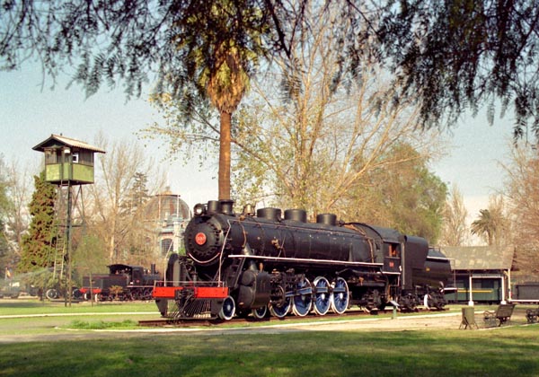 Railroad Museum, Quinta Normal Park, Santiago