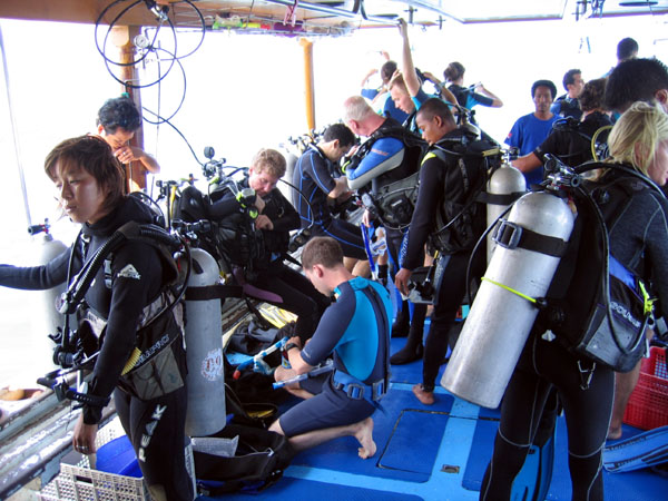 A second company, Calypso Diving, was on the boat with South Siam Diving