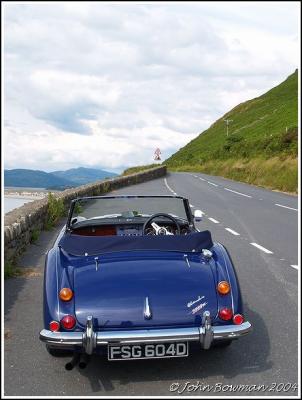 AUSTIN HEALEY 3000 COUNTRY ROAD NORTH WALES