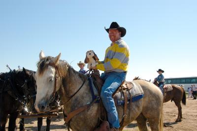 Norman on his first trail ride