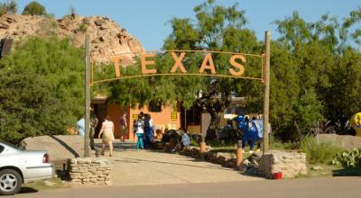 Entrance to the Texas show inside Palo Duro Canyon