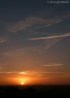 sunrise over Bristol