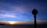 Pier Lamp at sunset