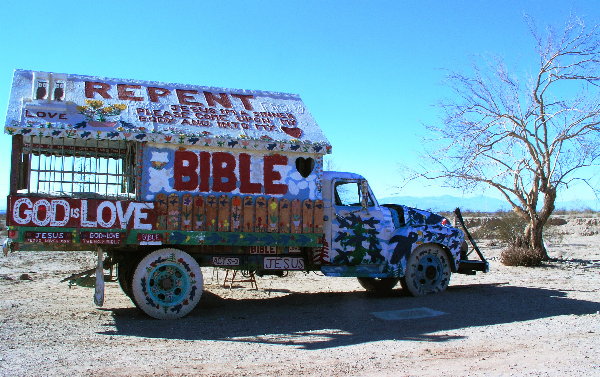 Pulpit on Wheels