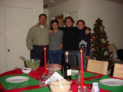 Navidad con Cesar y Nancy. 2002