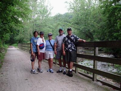 Conocieron y caminaron los parques de Akron