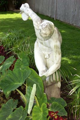 Discus Thrower in Back Garden