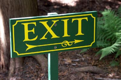 Exit from Gardens