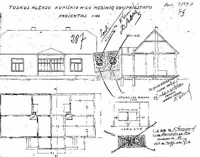 This plan showed the house next door